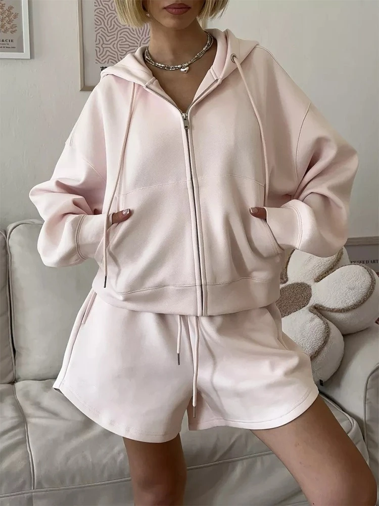 ชุดเซ็ตเสื้อฮู้ดและกางเกงขาสั้ - Shorts บทวิจารณ์และราคา