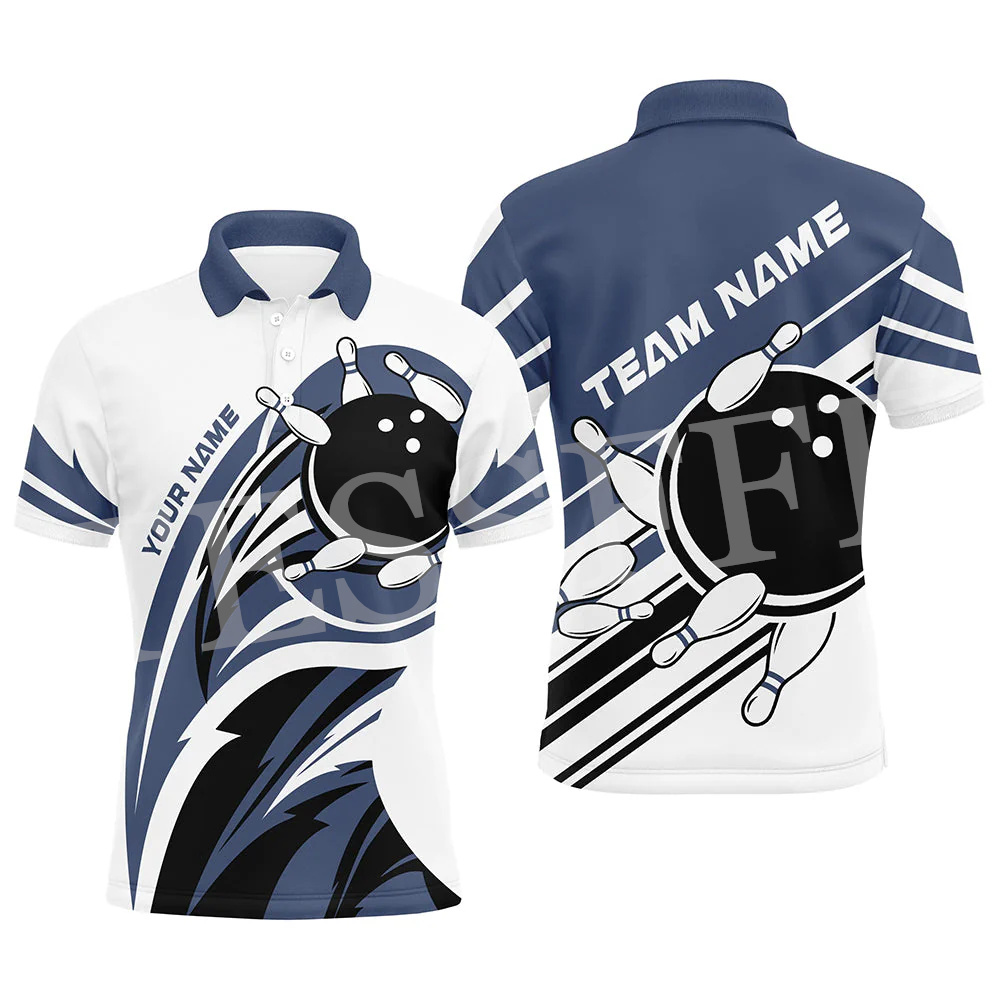 เสื้อโปโลแขนสั้นสไตล์ฮาราจูกุเ - Short Sleeve Bowling Shirt Retro บทวิจารณ์และราคา