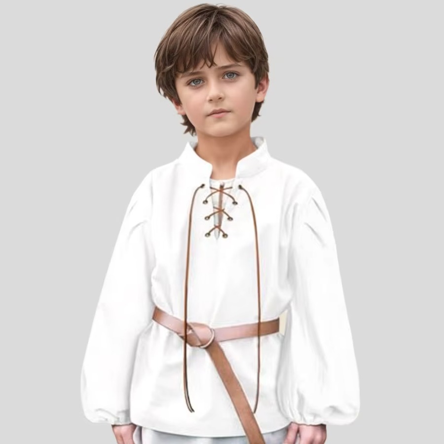 เสื้อโจรสลัดยุคกลางสำหรับเด็กผ - Shirts บทวิจารณ์และราคา