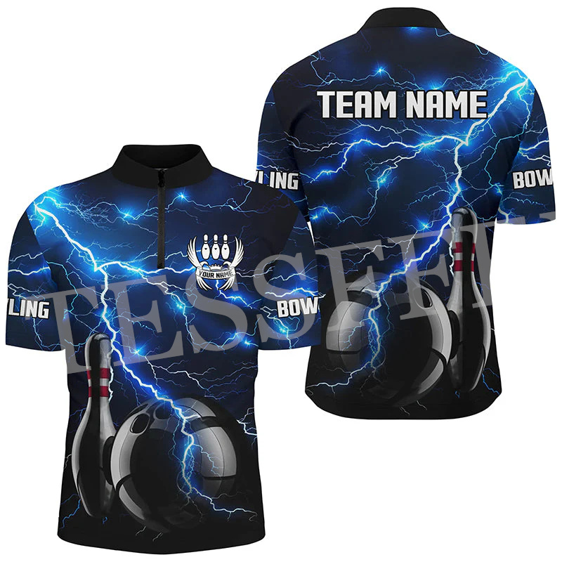 เสื้อโปโลแขนสั้นพิมพ์ลายสำหรับ - Short Sleeve Bowling Shirt Retro บทวิจารณ์และราคา